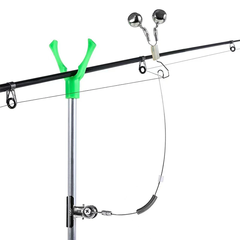 1pc sino de pesca mordida alarmes vara de pesca inoxidável mordida isca alarme carpa equipamento anti-corrosão anti-ferrugem equipamentos de pesca