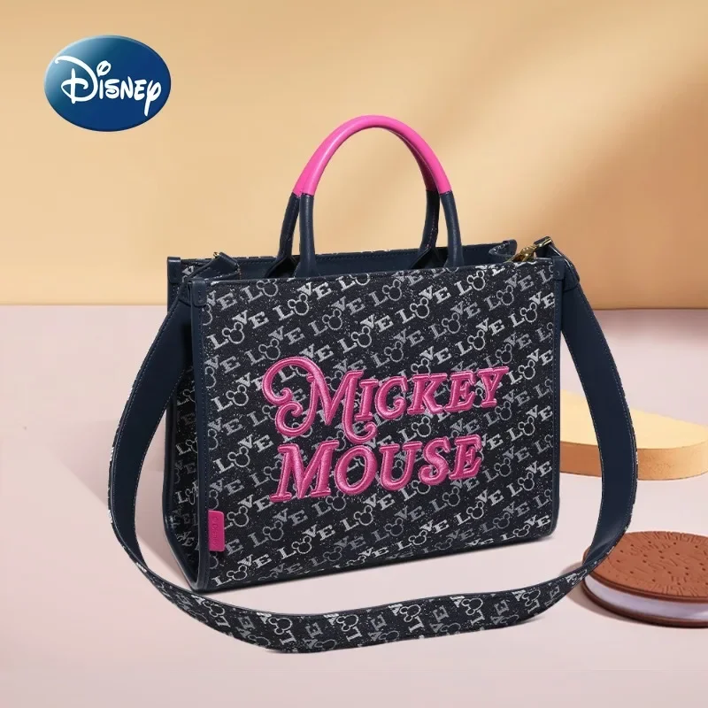 

Disney Mickey New Women's Handbag Luxury Brand Original Women's Shoulder Bag Cartoon Cute Women's Shoulder Messenger Bag Fashion