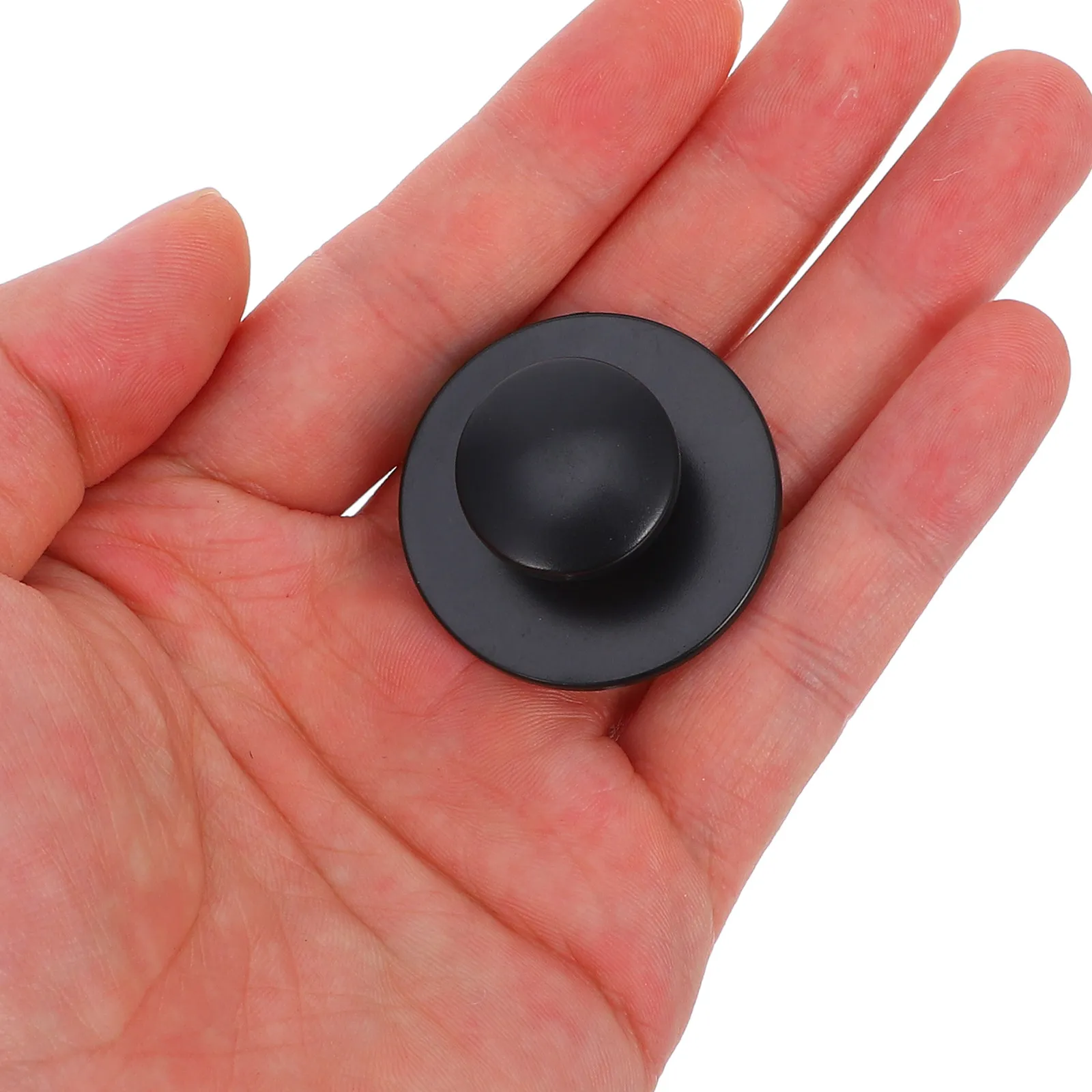 10Pcs Round Adhesive Cabinet Knobs Self Stick Drawer Pulls for Kitchen Cabinets Dressers Closets Glass Doors Minimalist Style