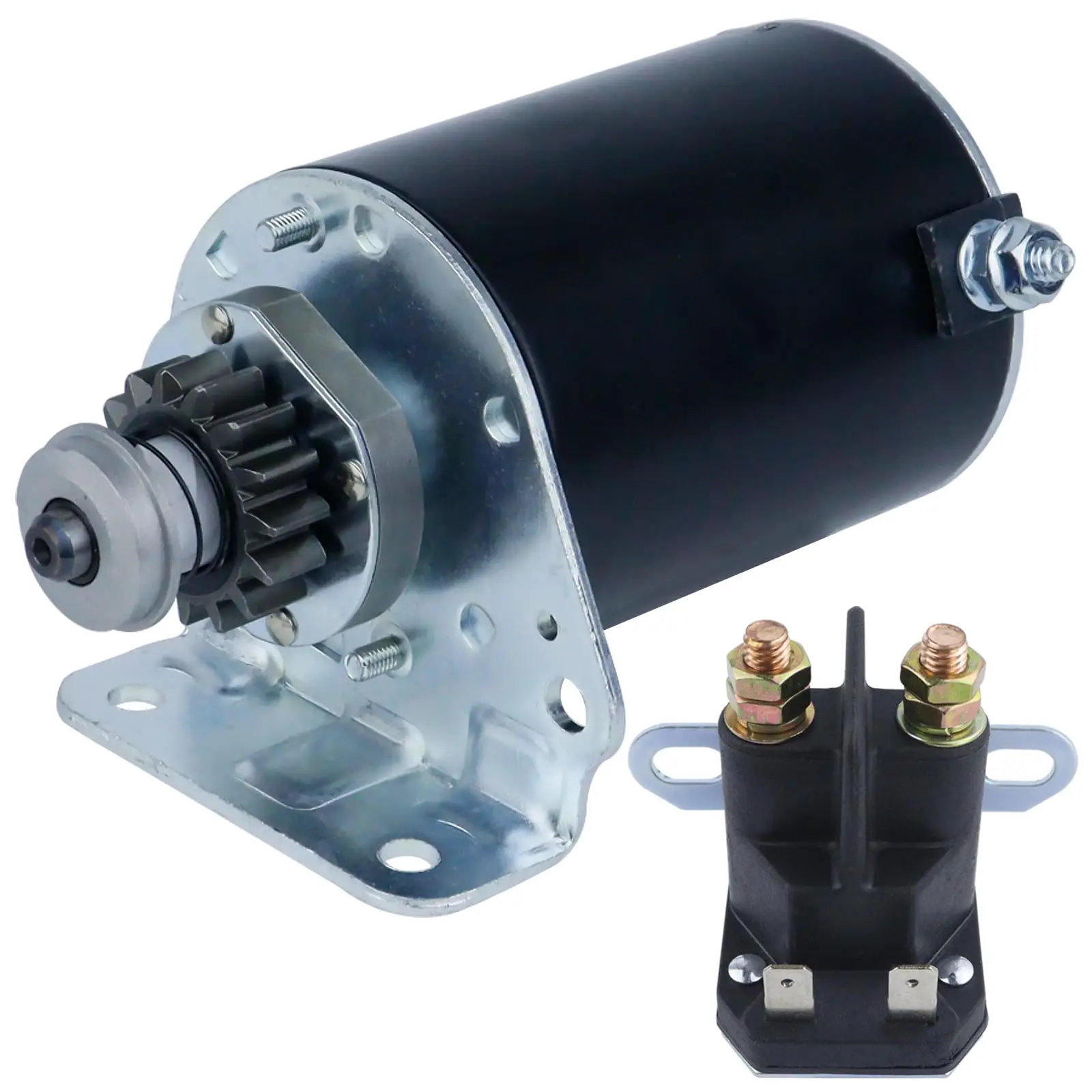 

Стартер и реле для газонокосилок John Deere 92H, 107H, D125-D170, S120, S130-S180, Z235... Замена детали 592599, MIA13038, SBS0051