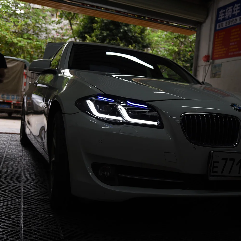 1pair original Used for 5 Series F10 Headlight Assembly F18 Led Lens Low Beam Daytime Running Light Spoon Light 12V New Upgrade