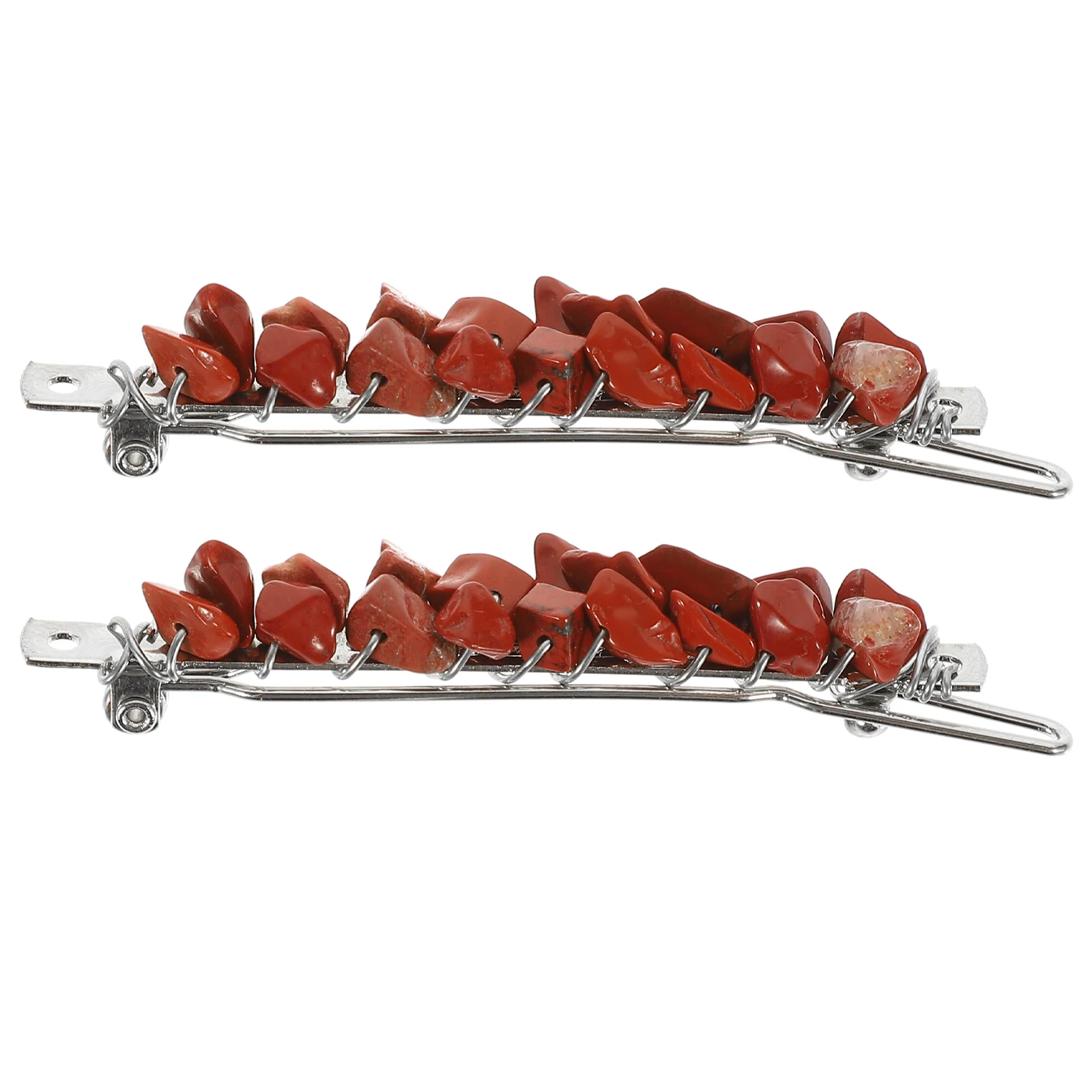 

2 шт., заколки для волос с кристаллами и камнями для женщин, заколки со стразами, ручные металлические заколки