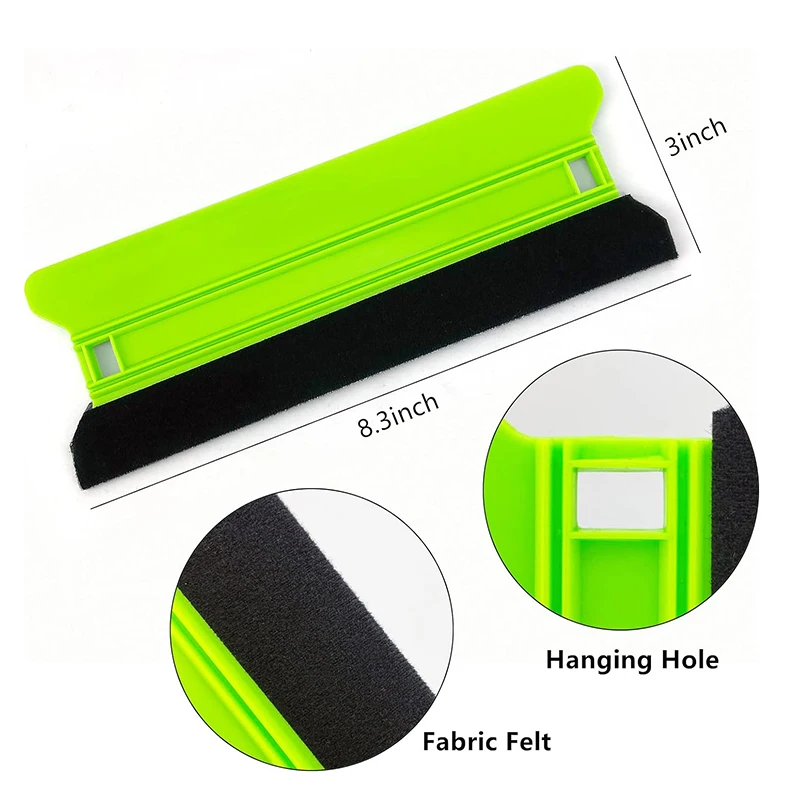 Clearance saleCar Vinyl Wrap Window Tint Film Tool Kit 4 Inch/8.3 inch Felt Squeegee Applicator Safety Vinyl Cutter Wallpaper Sm