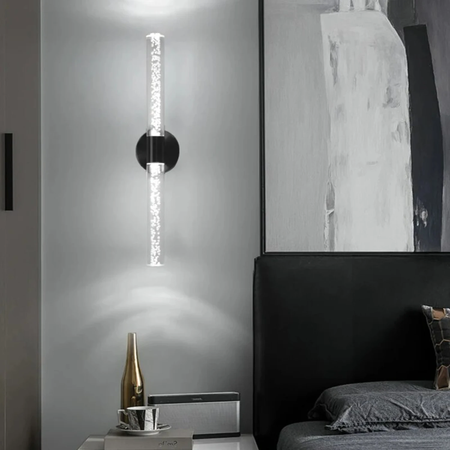 transform your space into a cozy and inviting sanctuary. Featuring a sleek and minimalist design, this exquisite LED wall light