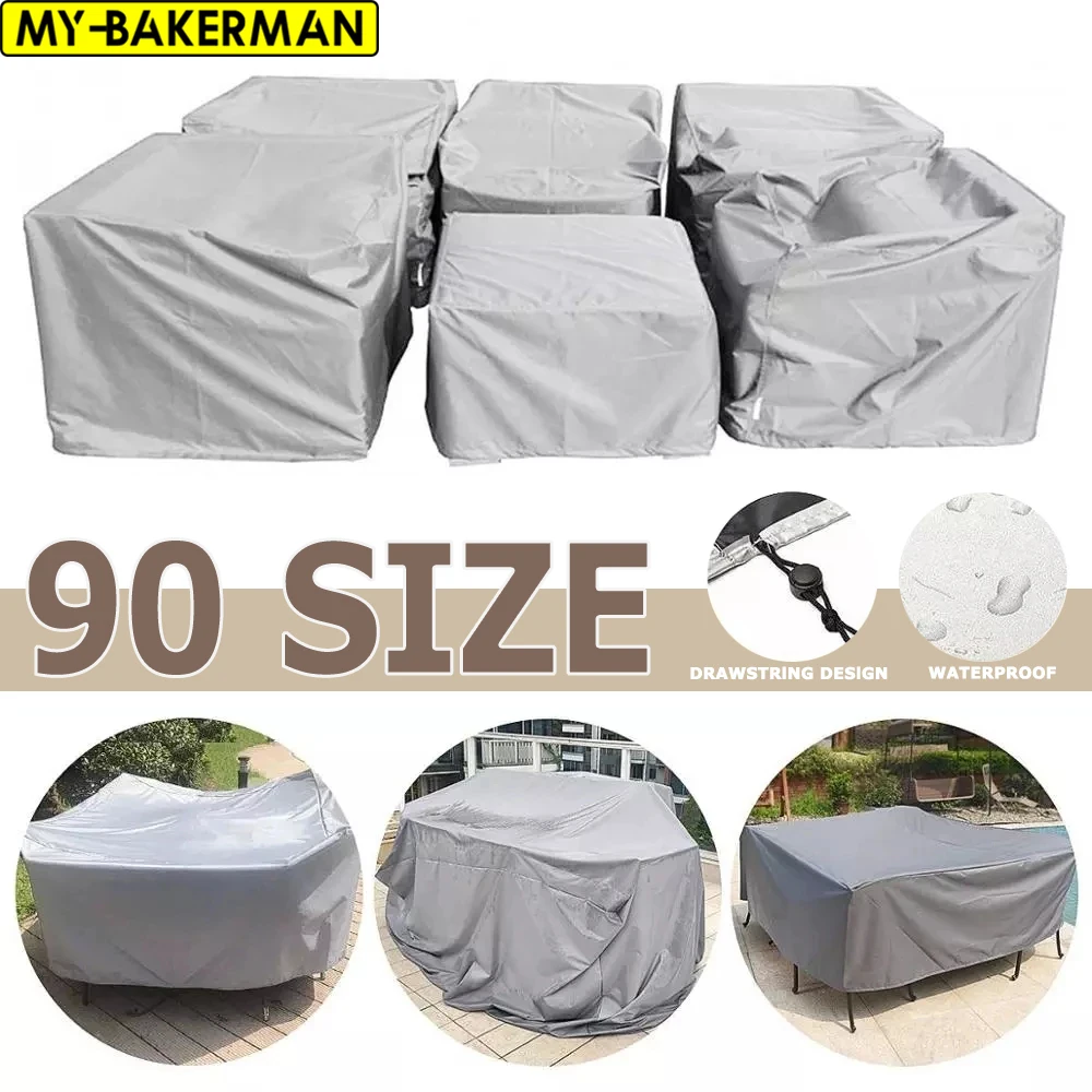 Patio Chair Covers for outdoor furniture Waterproof Cover Furniture Covers Rain Snow Sofa Table Dust Proof Cover