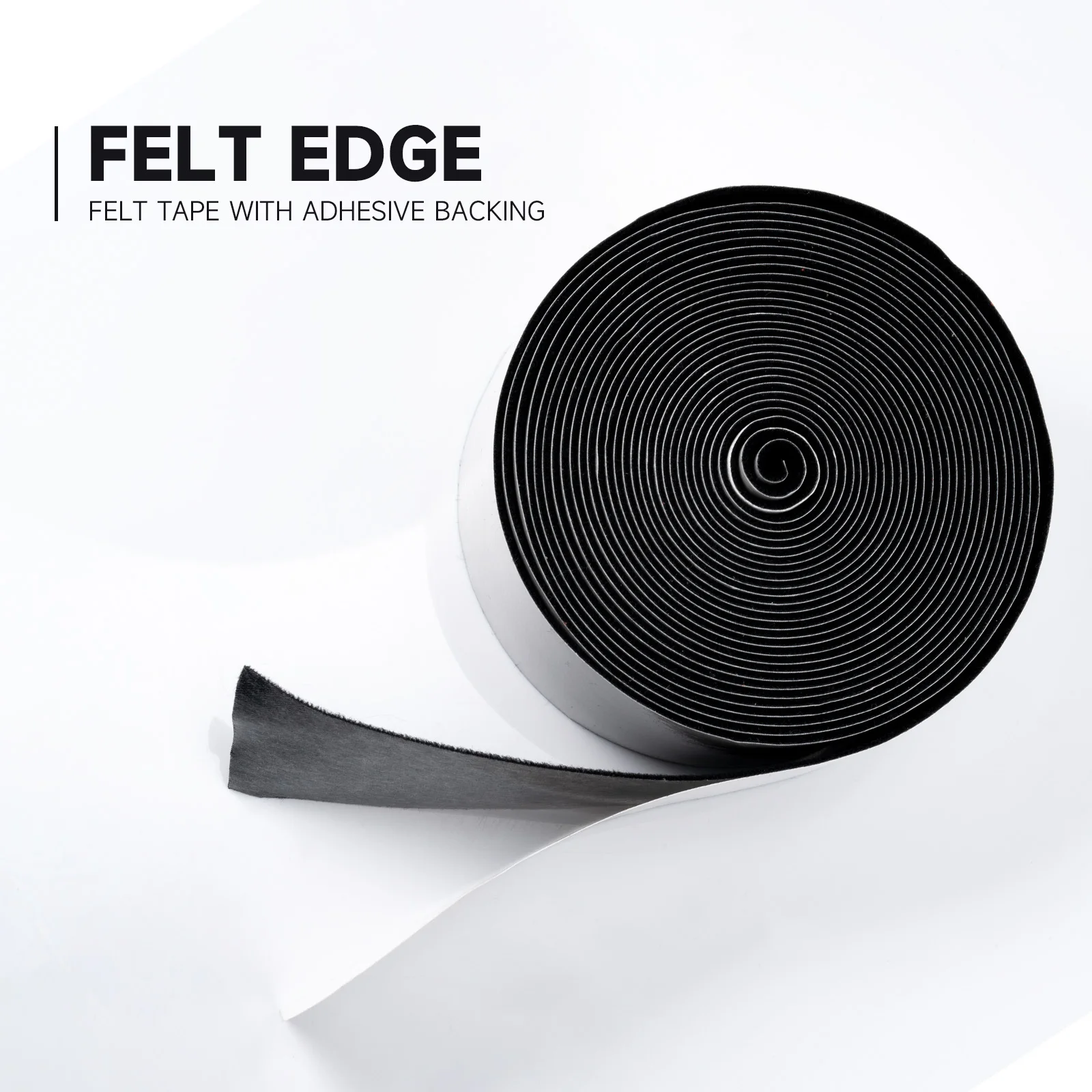 FOSHIO 5M Fabric Felt Cloth for Plastic Scraper Wrapping Car Tool Carbon Fiber Covering Film Window Tint Squeegee Edge Protector
