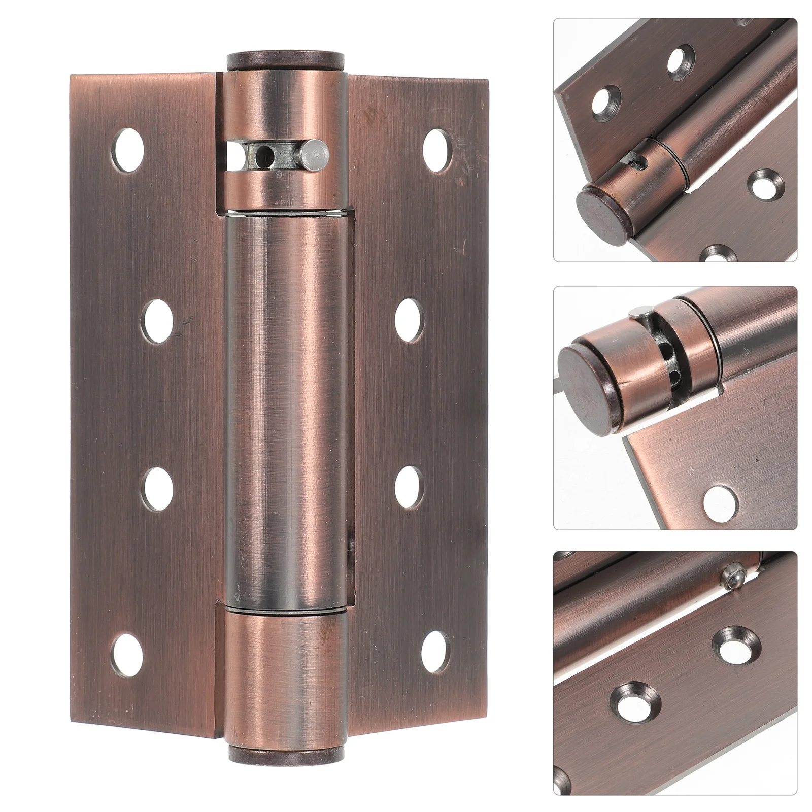

2Pcs Self Closing Door Hinges Aluminum Alloy Heavy Duty Auto Close Hinge for Interior Exterior Wood Screen Doors