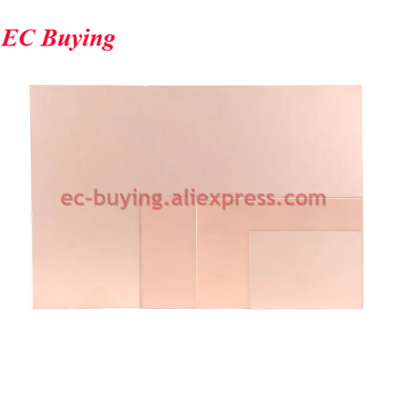 1Pc-2Pc PF‌ Bakelite Single Sided PCB 20*30CM 15*20 12*18 10*20 10*15 7*10 5*10 Epoxy Copper Clad Plate Laminate Laminating DIY