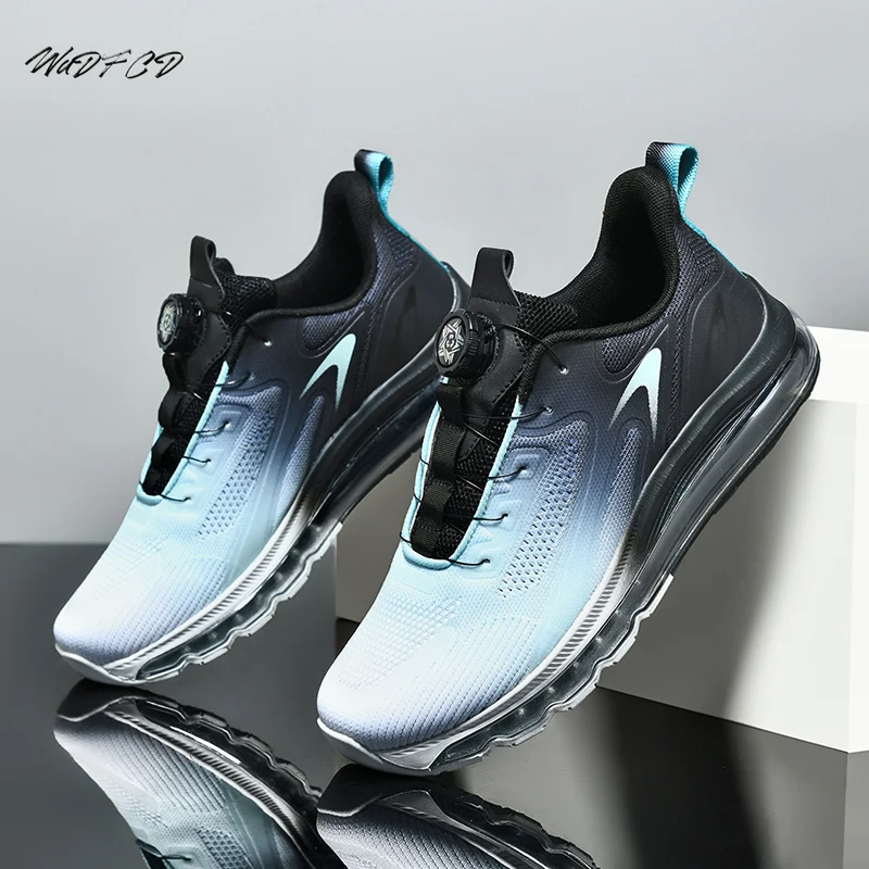 Running Sneaker Plus Size 45 46 47 48 Men Air Cushion Sport Shoes Fashion Casual Mesh Breathable Height Increased Platform Shoes