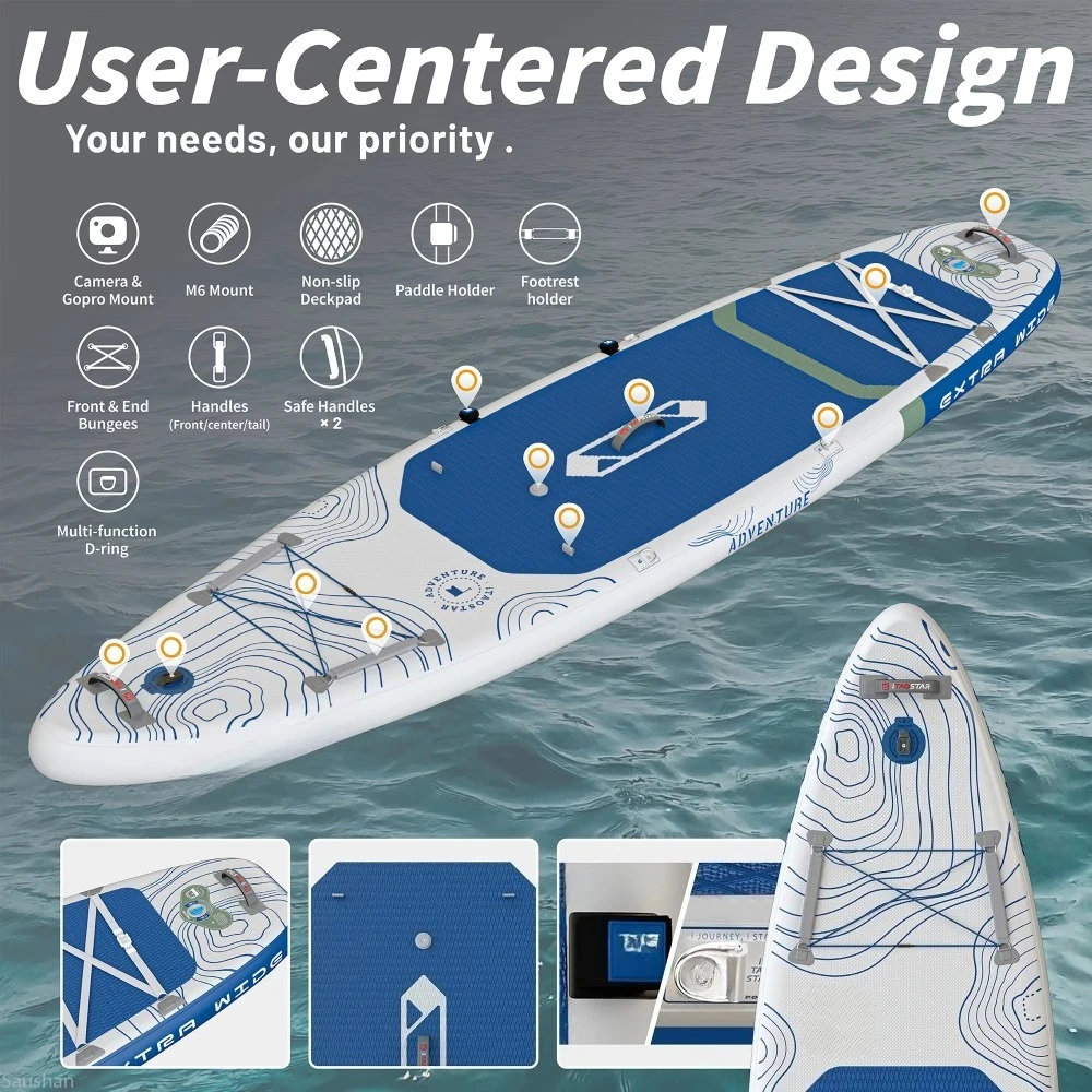 A02A Custom Inflatable PVC Water Sports Paddle Board Surfboard