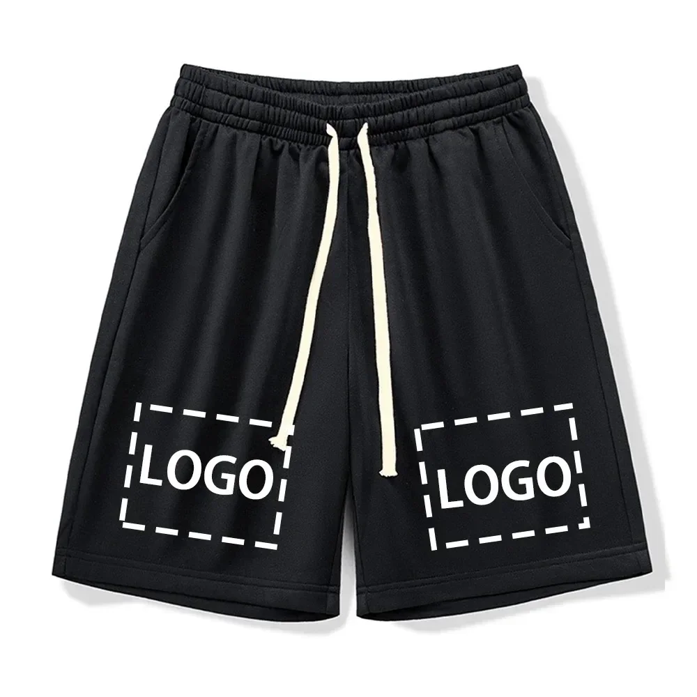 Men's fashionable loose running casual custom shorts, logo printed shorts, Y2K streetwear, homemade beach shorts