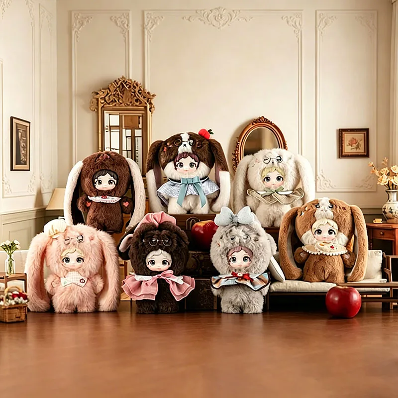 

PUUDI Apple Puppy Series Blind Box Cute Puppy Anime Doll Surprise Bag Vinyl Plush Mystery Box Pendants Bag Decor Blindbox Toys