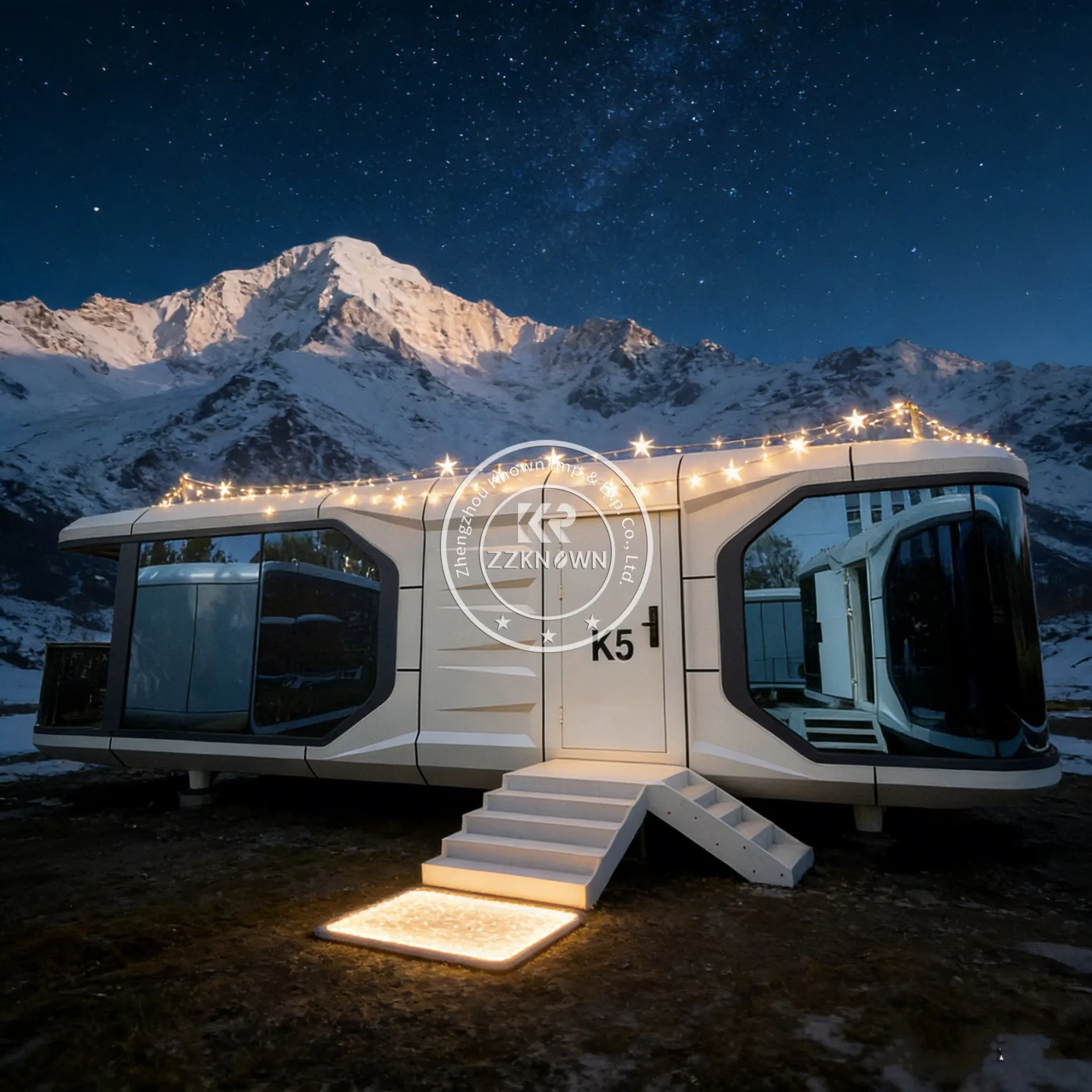 Prefabricated Holiday Home Modern Capsule House Eco-Friendliness Modern Modular Homes Hot Insulation Space Capsule Houses Prefab