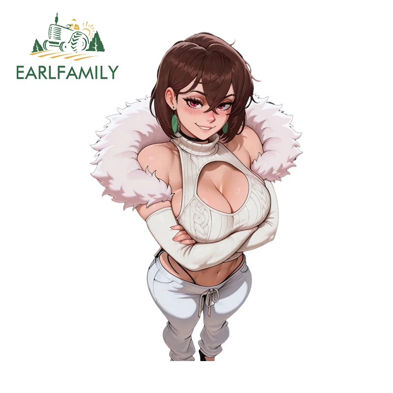 EARLFAMILY Pretty Momo Ayase Anime Girl Decal Cool Anime Item Car Gadget Accessories Occlusion Scratch Practical Car Goods