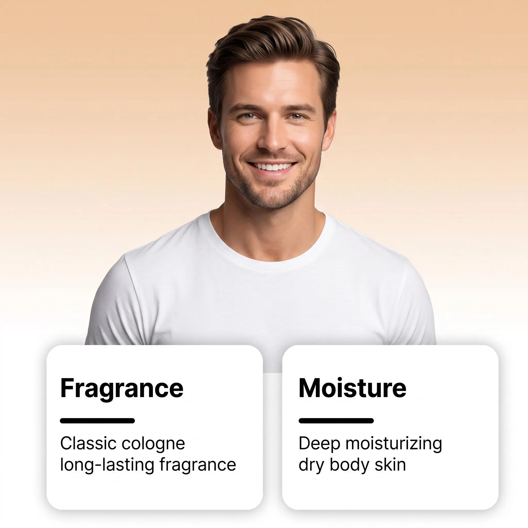 Cologne Scented Body Butter For Men With Shea & Cocoa Butter,Hydrates Skin Non Greasy Daily Cologned Fragrance Skin Body Cream