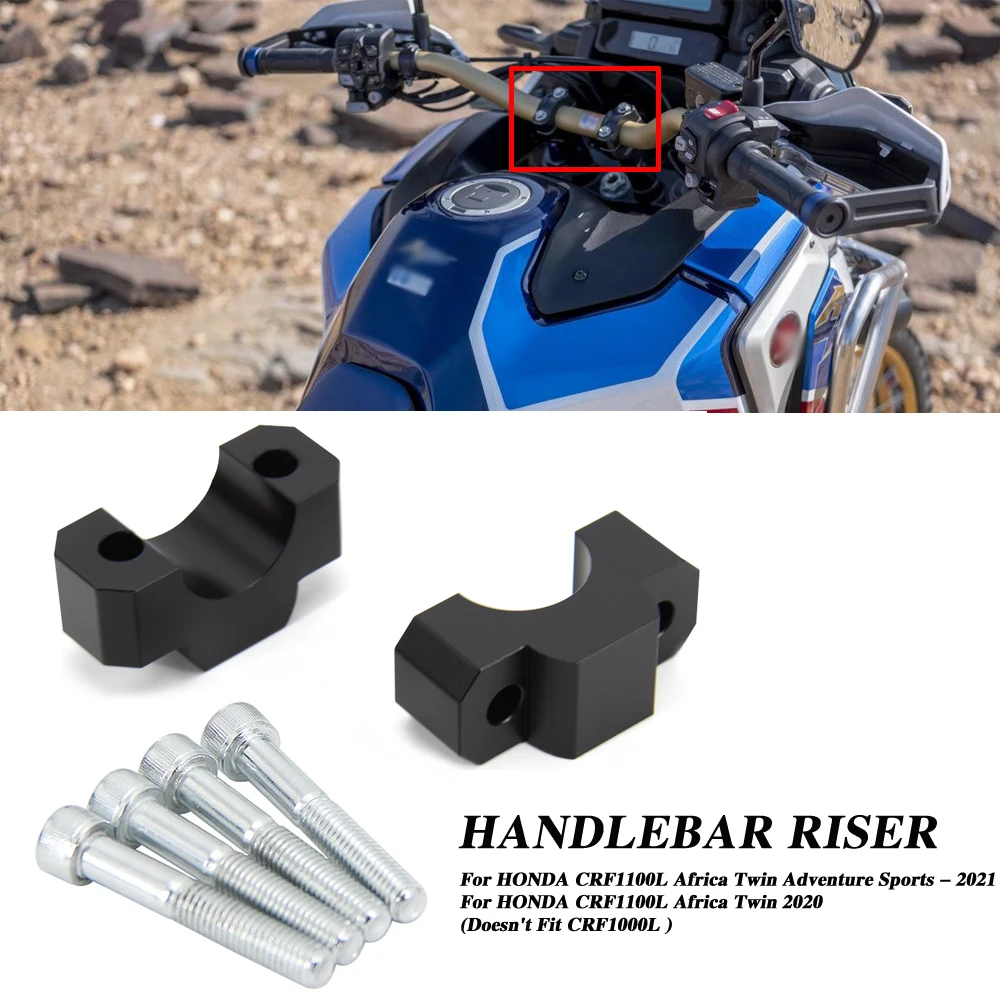 

2021 2020 Motorcycle For HONDA CRF 1100 L Africa Twin Adventure Sports Handle Bar Riser Clamp Extend Handlebar CRF1100L