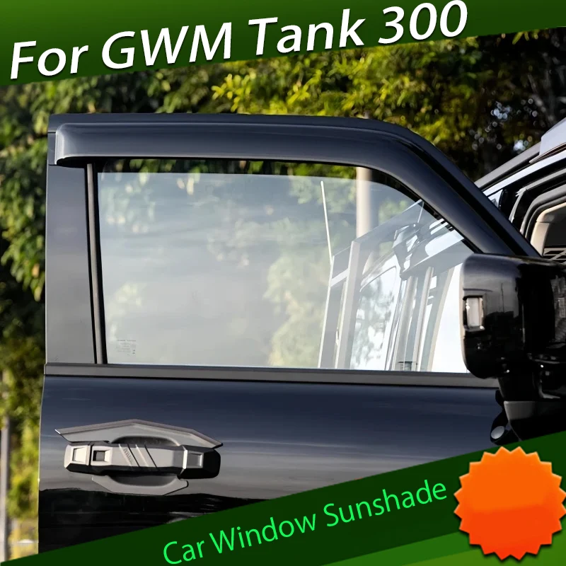 

Auto Car Window Sunshade Suitable for GWM Tank 300 2025 Modified Auto Window Car Rain Strip Rain Shield Car Exterior Accessories