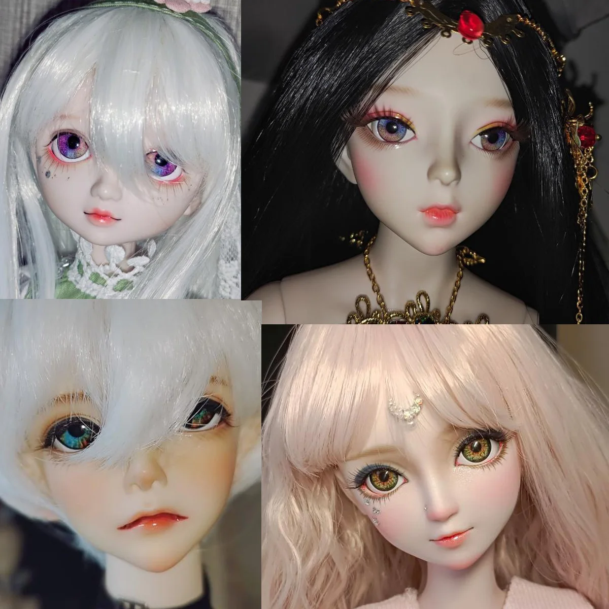 Doll Eyes Diameter 10/12/14/16/18 Mm Bjd Doll Round Acrylic Eyeball Dress Up Girl Diy Play House Toys Kid Gift Doll Accessories