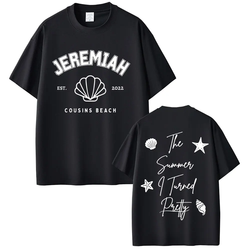

TV Play The Summer I Turned Pretty Jeremiah Cousins Beach Graphic T-shirt Men Women Casual Cotton Vintage Short Sleeve T Shirt