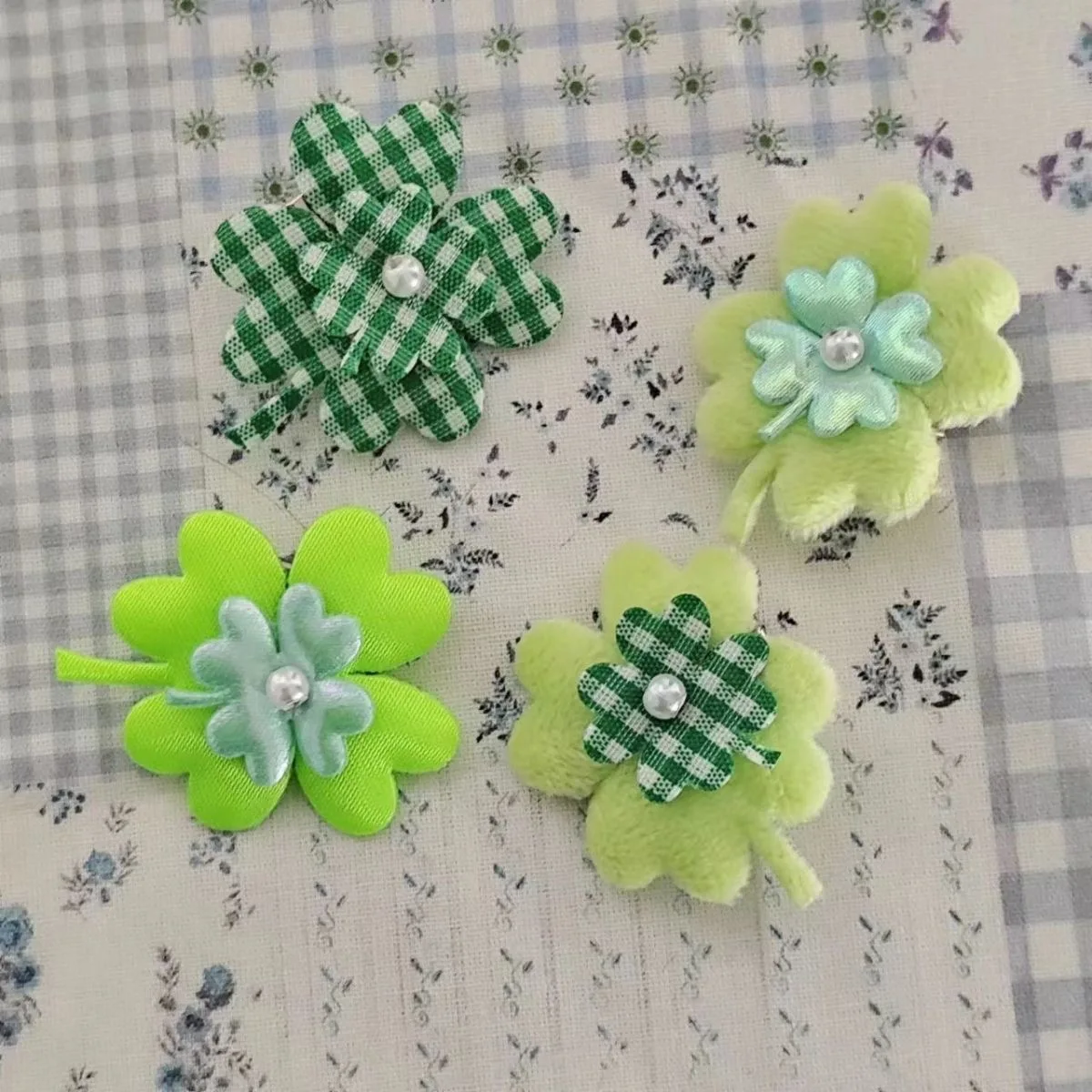 Hot Sweetly Four-leaf Clover Hairpin for Women Girls Kids Child Hairpin Gift Hair Accessories Lolita Headwear Ornament