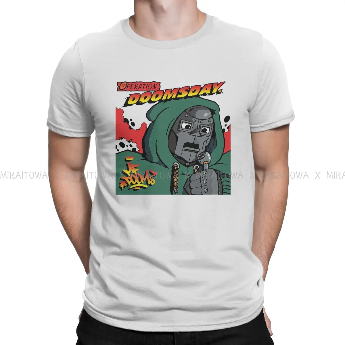 Mf Doom American Underground Hip Hop Singer Crewneck TShirts One Beer  Personalize Homme T Shirt Funny Tops Size S-6XL