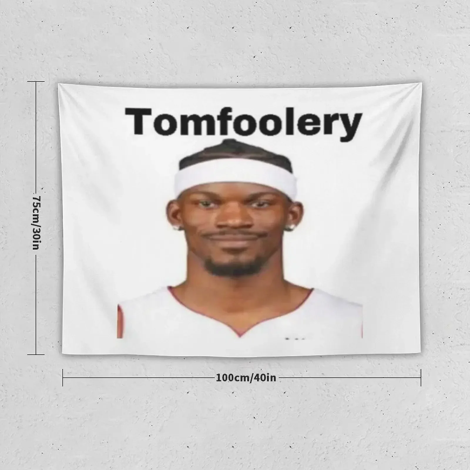 Tomfoolery (jimmy butler) Tapestry Wall Hanging Wall Room Aesthetic Decor Tapestry