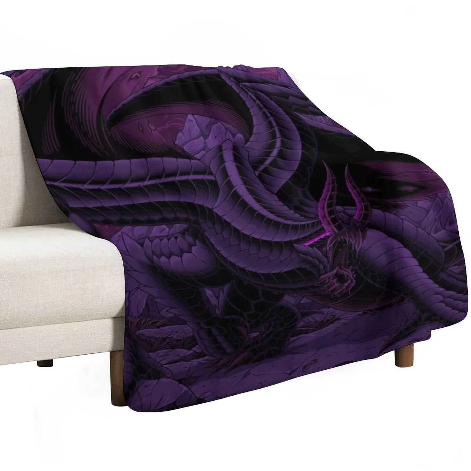 MONSTER HUNTER GORE MAGALA Throw Blanket Soft Sherpa Fleece Warm Blanket for Winter