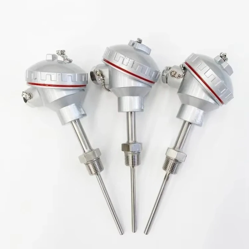 High Accuracy Stainless Steel Probe Thermocouple  Temperature Sensor Rtd Pt100 with Junction Box