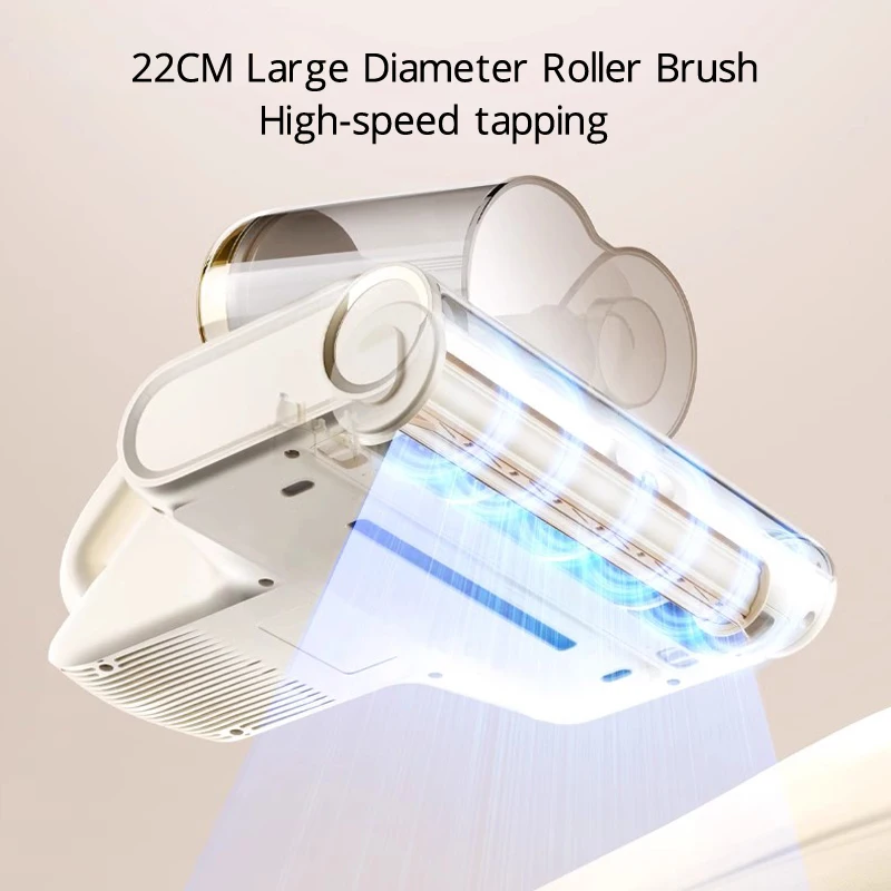 Dreame D20 Mite Removal Instrument Vacuum Cleaner 16000Pa Sofa Bed Dust Remover Handheld LED UV  Vacuum Mite Remover