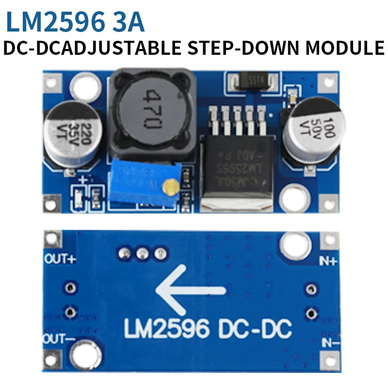 LM2596 DC to DC Buck Converter 3.0-40V to 1.5-35V Power Supply Step Down Module LM2596 LM2596 DC