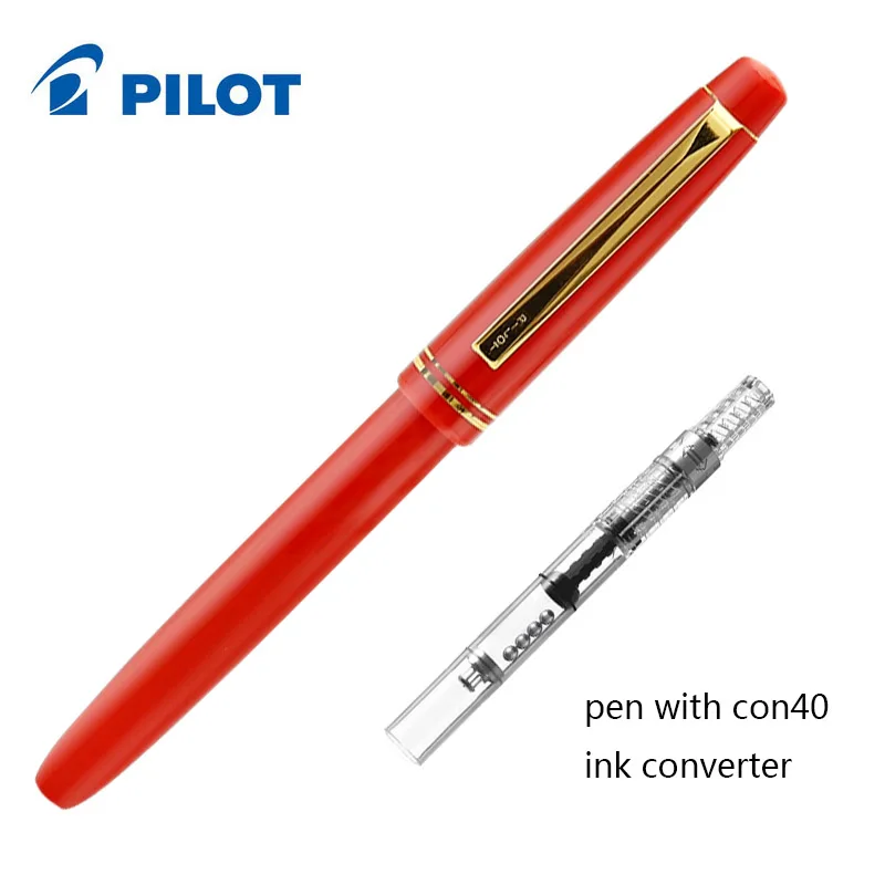 Neue PILOT 78g Transparent 78g + 22k Goldene Original Iridium Brunnen Stift Studenten Üben Kalligraphie Ef F M spitze Tinte Patrone