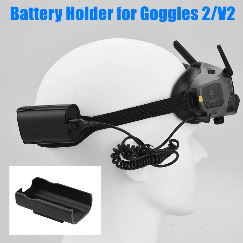 For DJI FPV Goggles 2/V2 Drone Battery Holder FOR DJI Avata/FPV COMBO Mount Hook Fixing Bracket Spare  Accessory