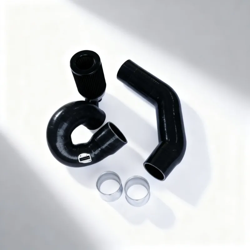 Front Mount Intake Kit for BMW B58 F Series Black Silicone Hose