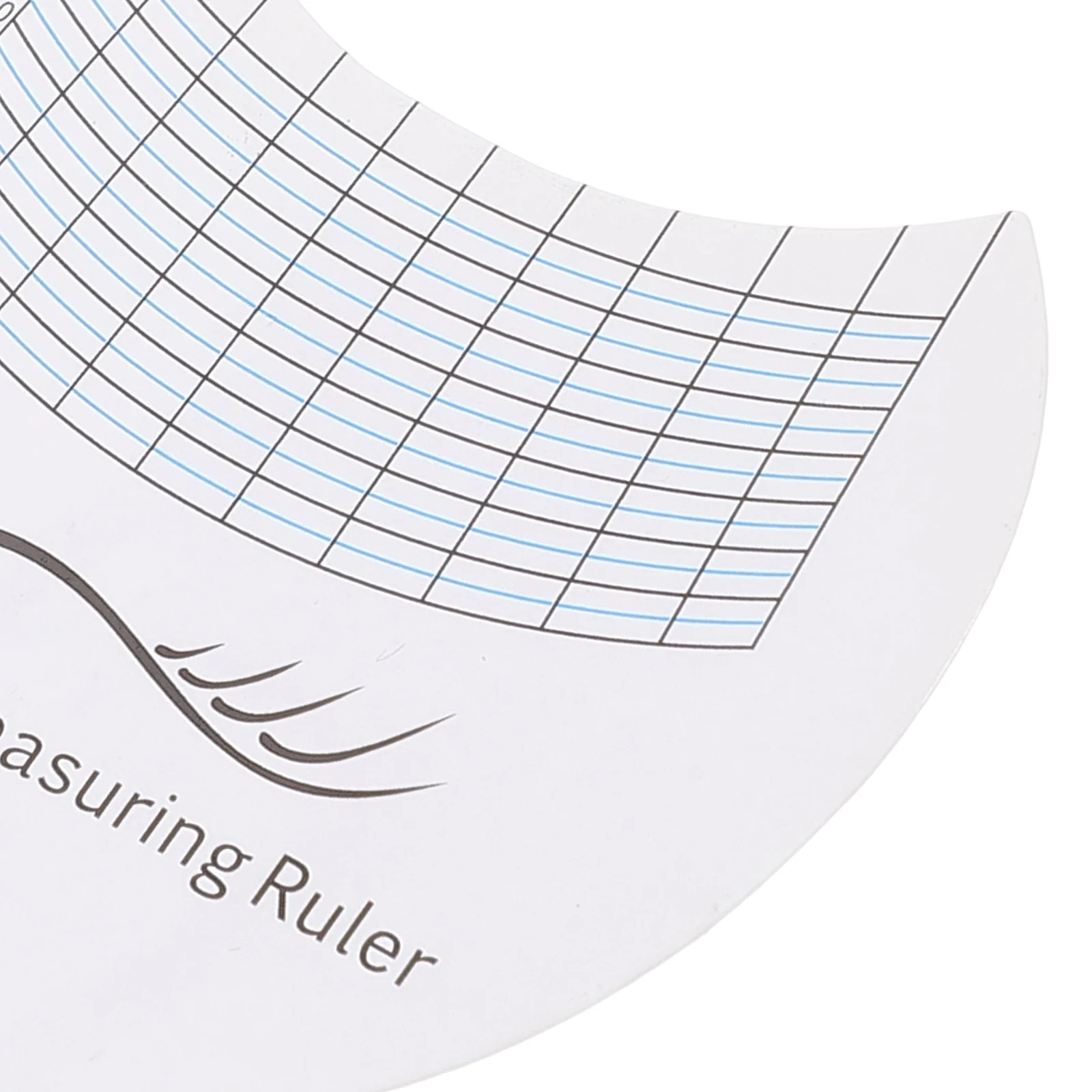 10 قطعة بطاقة قياس طول الرموش دقيقة لاش الضفيرة أداة القياس رمش تمديد المعونة لاش الفنان لوازم #4