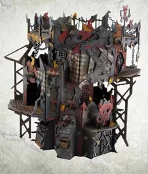 ORK FORTRESS, Orc Space Warrior Boss, Wargame Scenery, miniature, Figure, terreni, basi, RPG, TRPG,