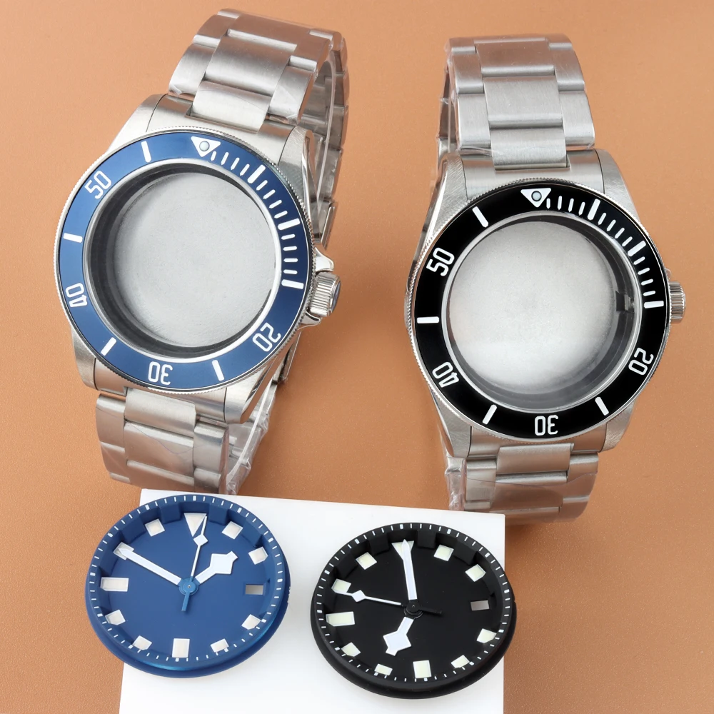 

41mm Watch Case Fit Pelagos series NH35 NH36 Movement 30.5mm Dial Hands Luminous Stainless steel 22mm Watch Strap Waterproof