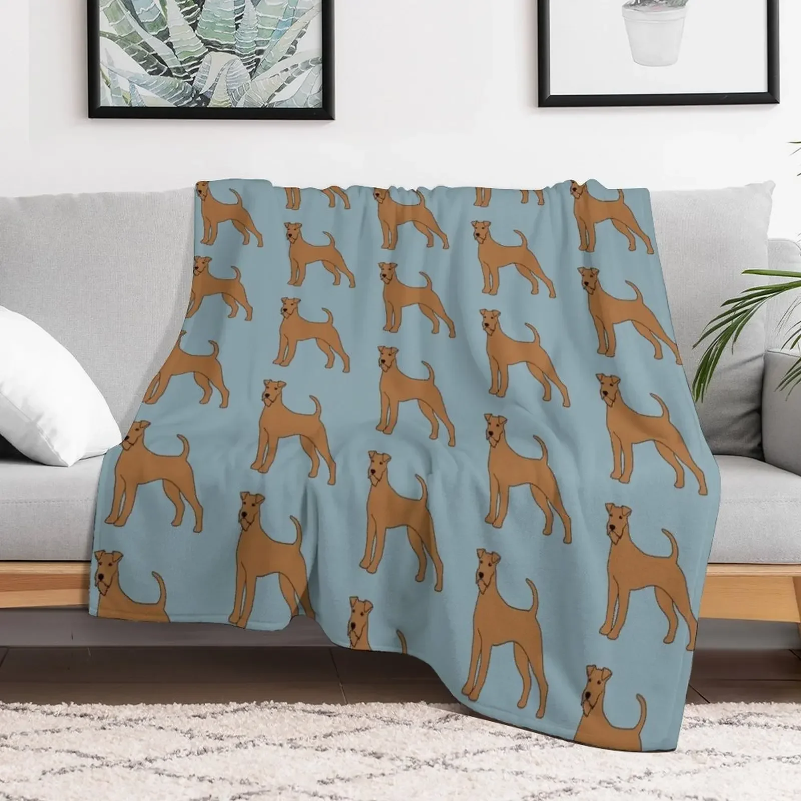 

Irish Terrier Throw Blanket Giant Sofa Thermals For Travel Blankets Blankets For Baby Tourist Blankets