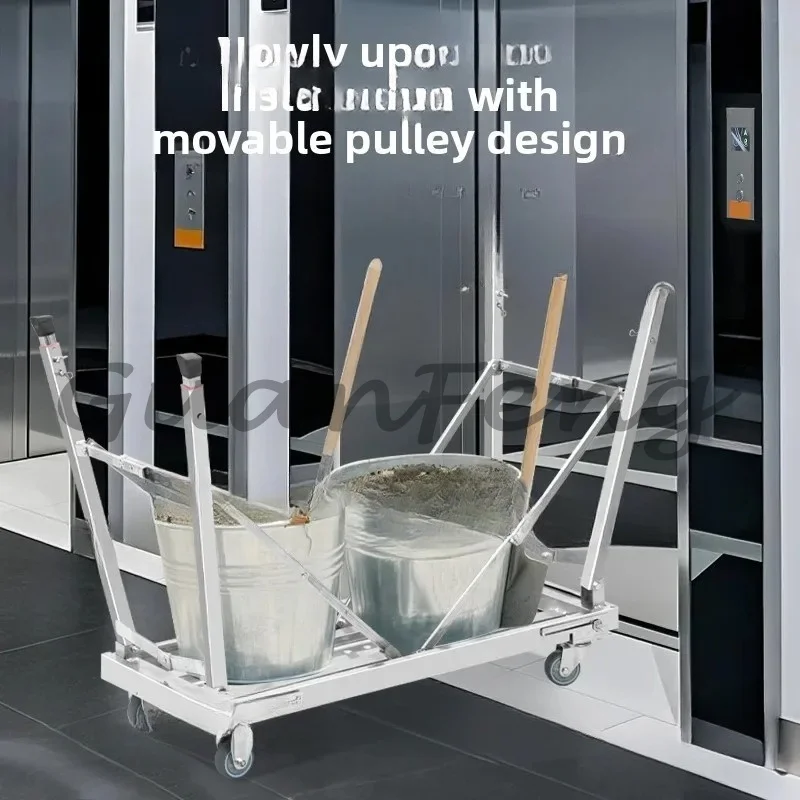 Walking stool with wheels Steady-state stool for bricklayers