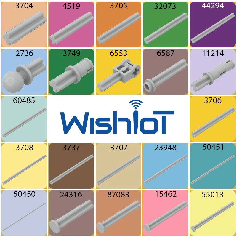 

50g Technical MOC Parts Support Bricks 3705 3706 3707 3708 3737 4519 23948 32062 32073 44294 50451 60485 Car Model Kits Toys