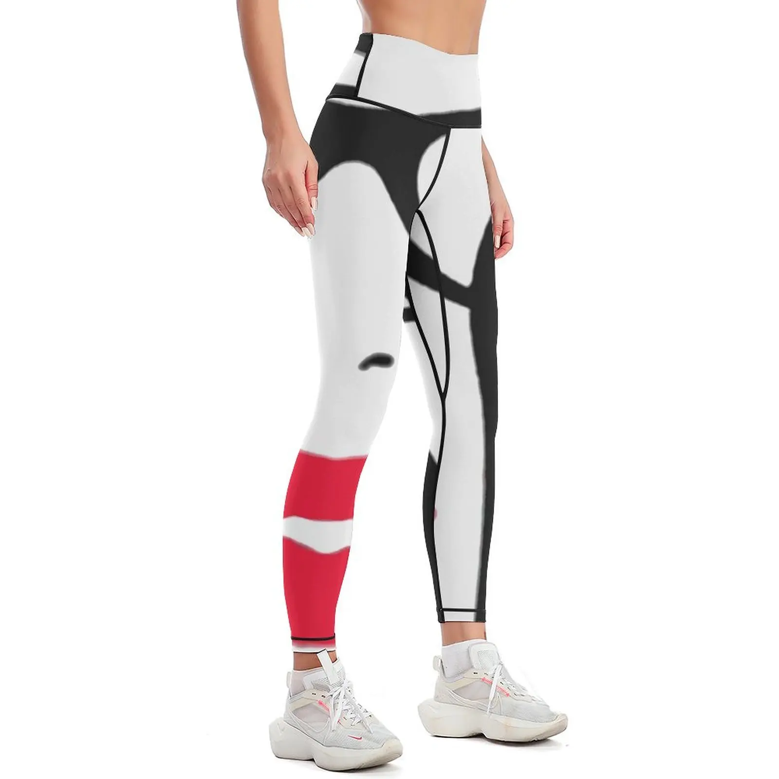 Beautiful Girl With Glasses Leggings Leginsy push up sports woman gym Womens Leggings