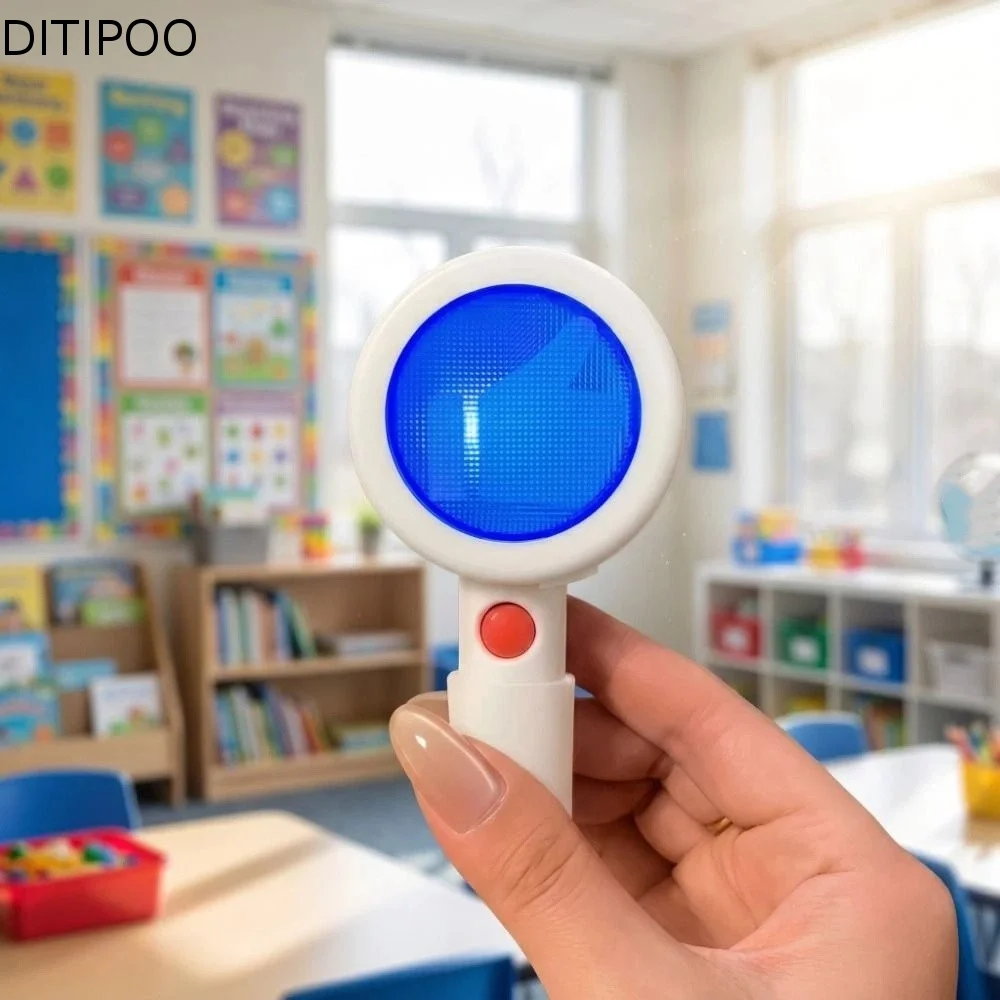 Double-Sided Sound Toy Electronic Voice Response Hand Paddle Toy Mini Capsule Abstract Novelty Tabletop Decor Gift Giving