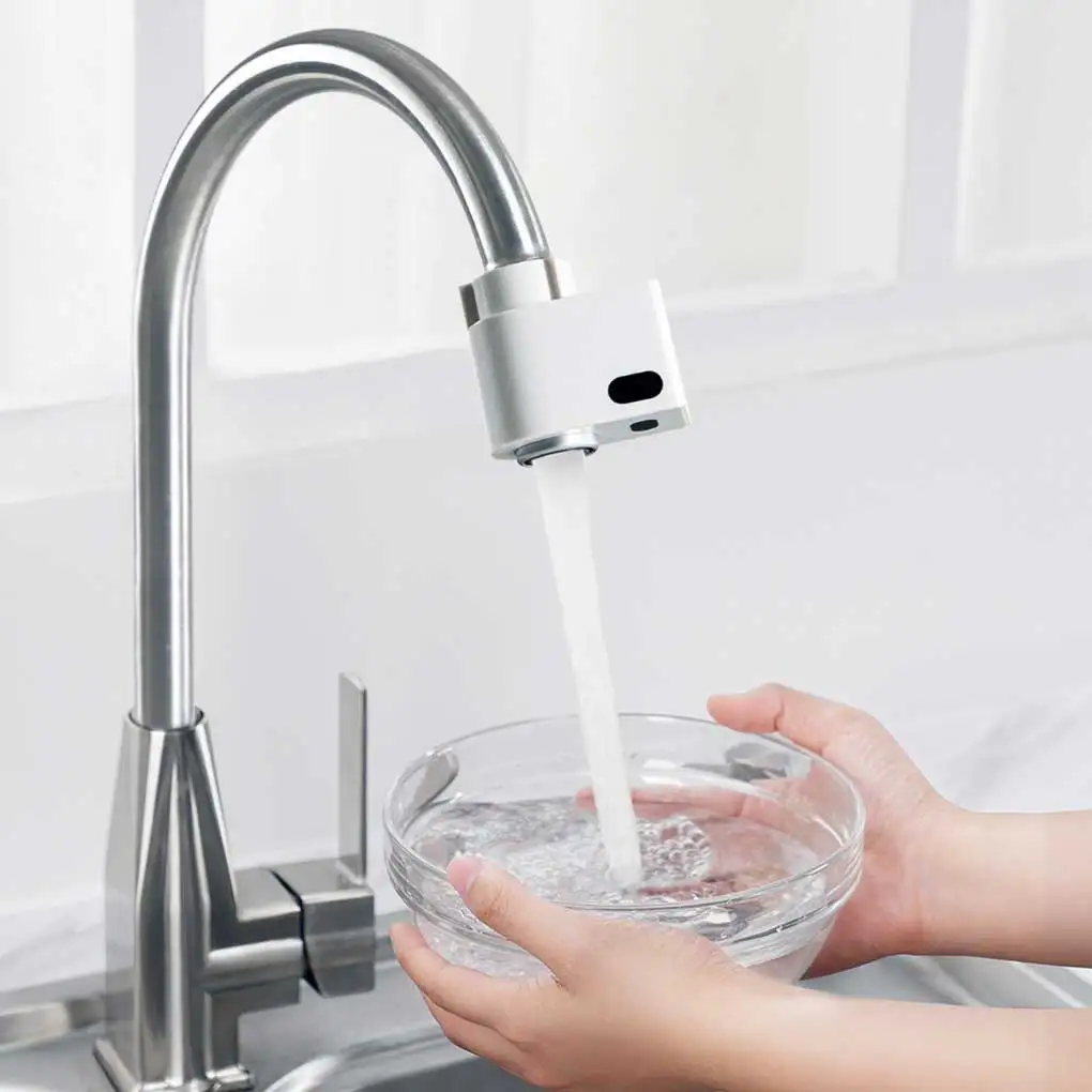 

Stainless Steel Smart Sensor Faucet IPX6 Waterproof Battery Powered Replacement Household Kitchen Water Tap Accessories