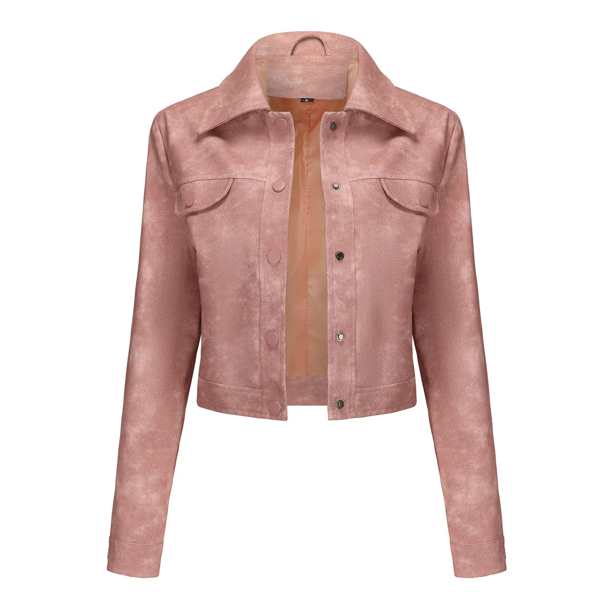 Purchasing 2024 Spring and Autumn Thin Leather Jackets, Women's Casual Jackets, Fashionable and Popular Motorcycle Jackets