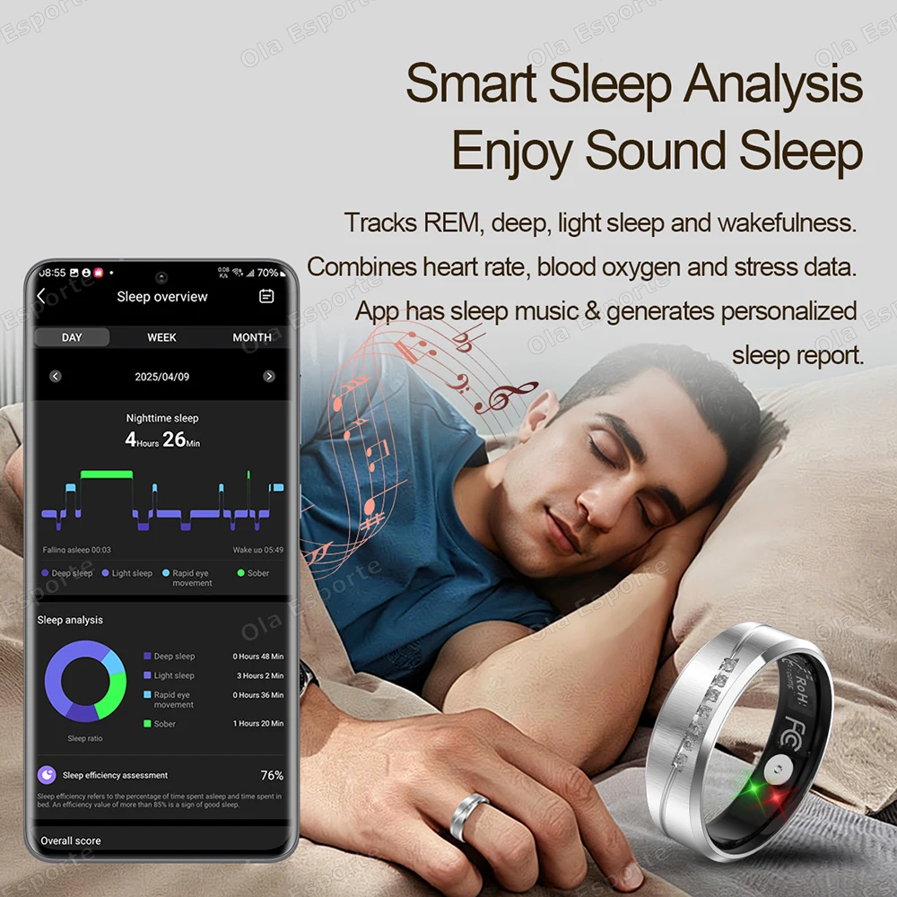 خاتم ذكي متعدد الوظائف للهواتف - مراجعة Blood Pressure Monitor وسعره