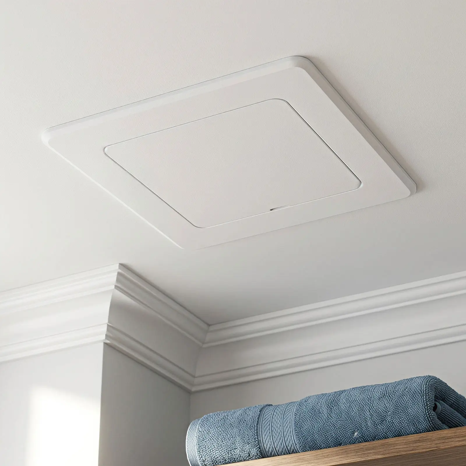 Self Adhesive Plastic Inspection Hatch Plate Ceiling Access Panel for Drywall Moisture Resistant Pipe Cover Seamless Access Door