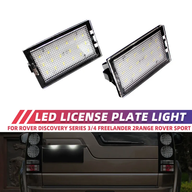 LED License Number Plate Light for Land Rover Discovery 3 Discovery 4 Freelander 2 Rang Rover Sport L320