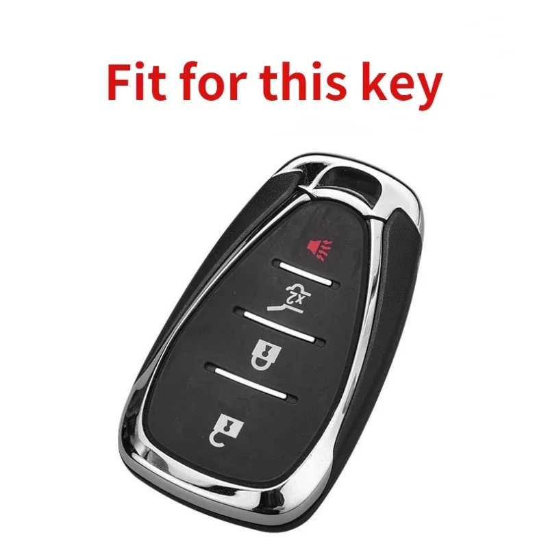 Car Key Fob Case Cover For Chevrolet Blazer Malibu Camaro Cruze Traverse Spark Equinox Sonic Volt 5 Button key Protect Shell