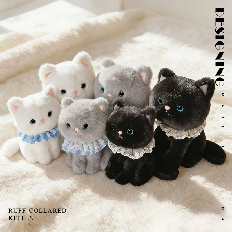 1Pc 25/35CM Kawaii chat en Peluche poupée chat doux Peluche jouet Animal en Peluche jouet beau chat pour anniversaire saint valentin cadeau
