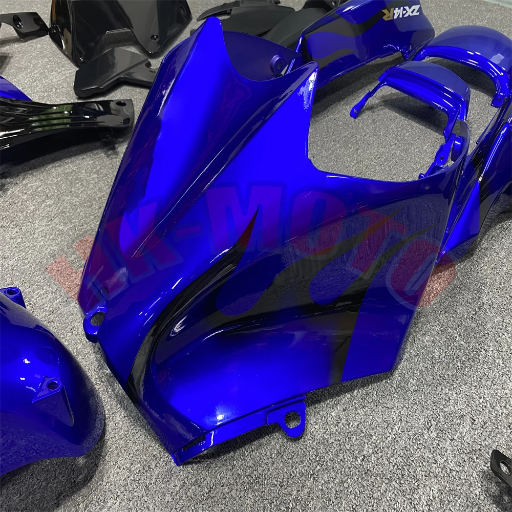 Motorcycle Fairing Kit Fit For ZZR1400 ZX14R ZX-14R 2006 2007 2008 2009 2010 2011 Bodywork Set High Quality Abs Injection Blue