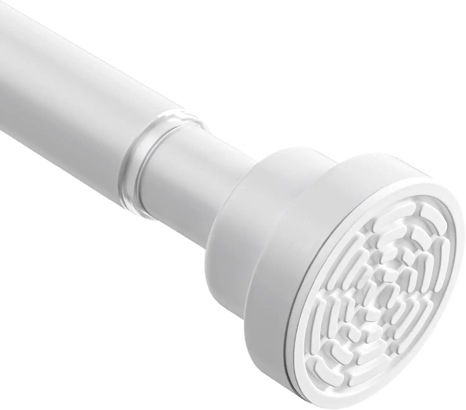 

Adjustable Spring Tension Curtain Rod 30-63 Inch White No Drilling for Windows Bedroom Closet Doorway